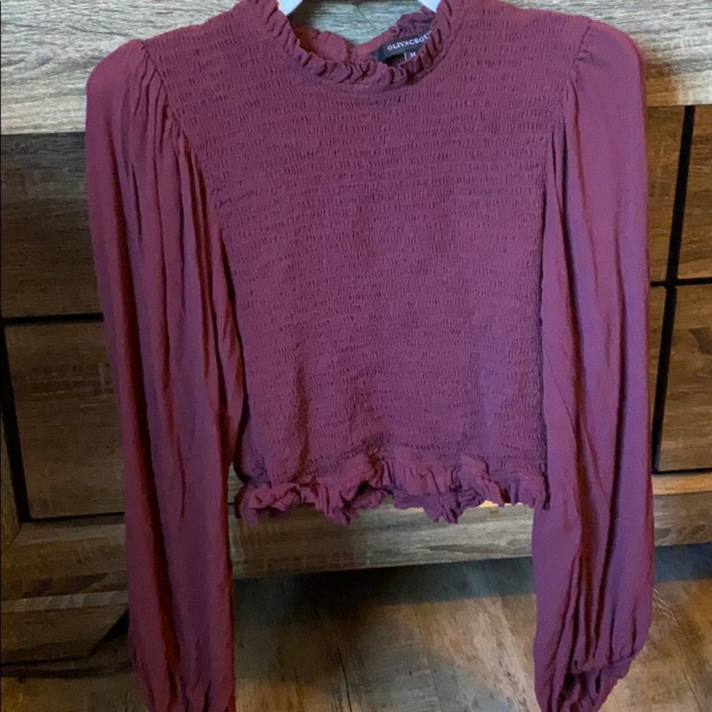 Long sleeve blouse